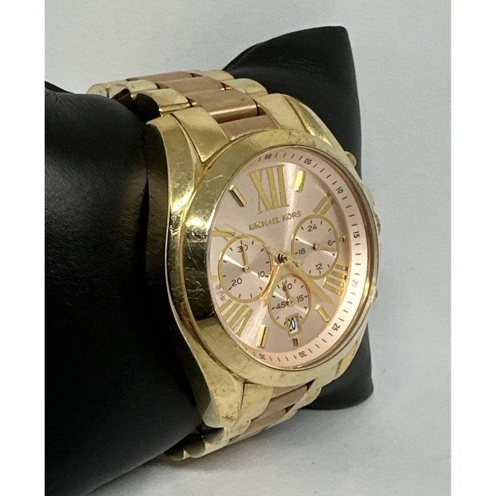 Michael Kors Bradshaw MK6359 Womens Two-Tone Stainless Steel Analog Watch HME621